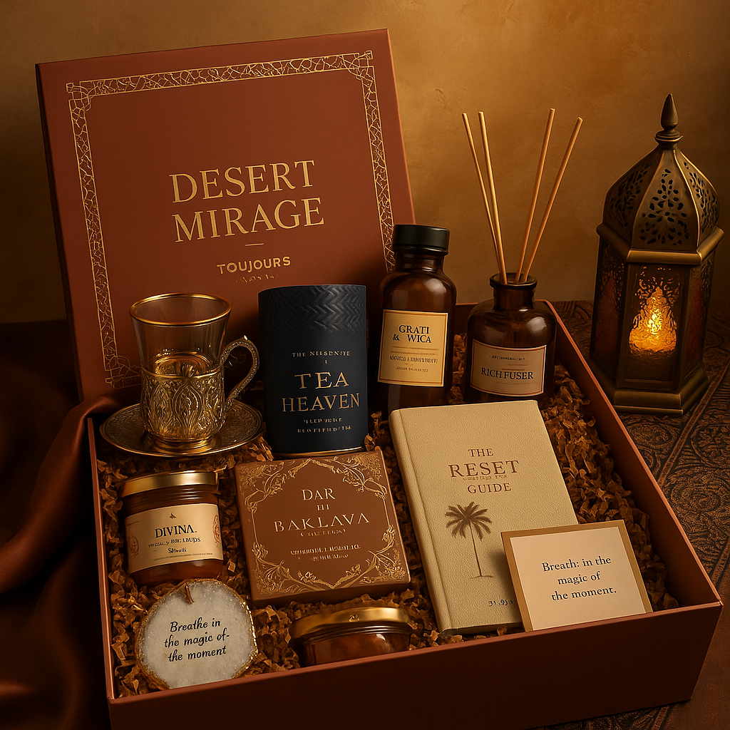 'Desert Mirage' – Arabian Nights-Inspired Luxury Gift Box