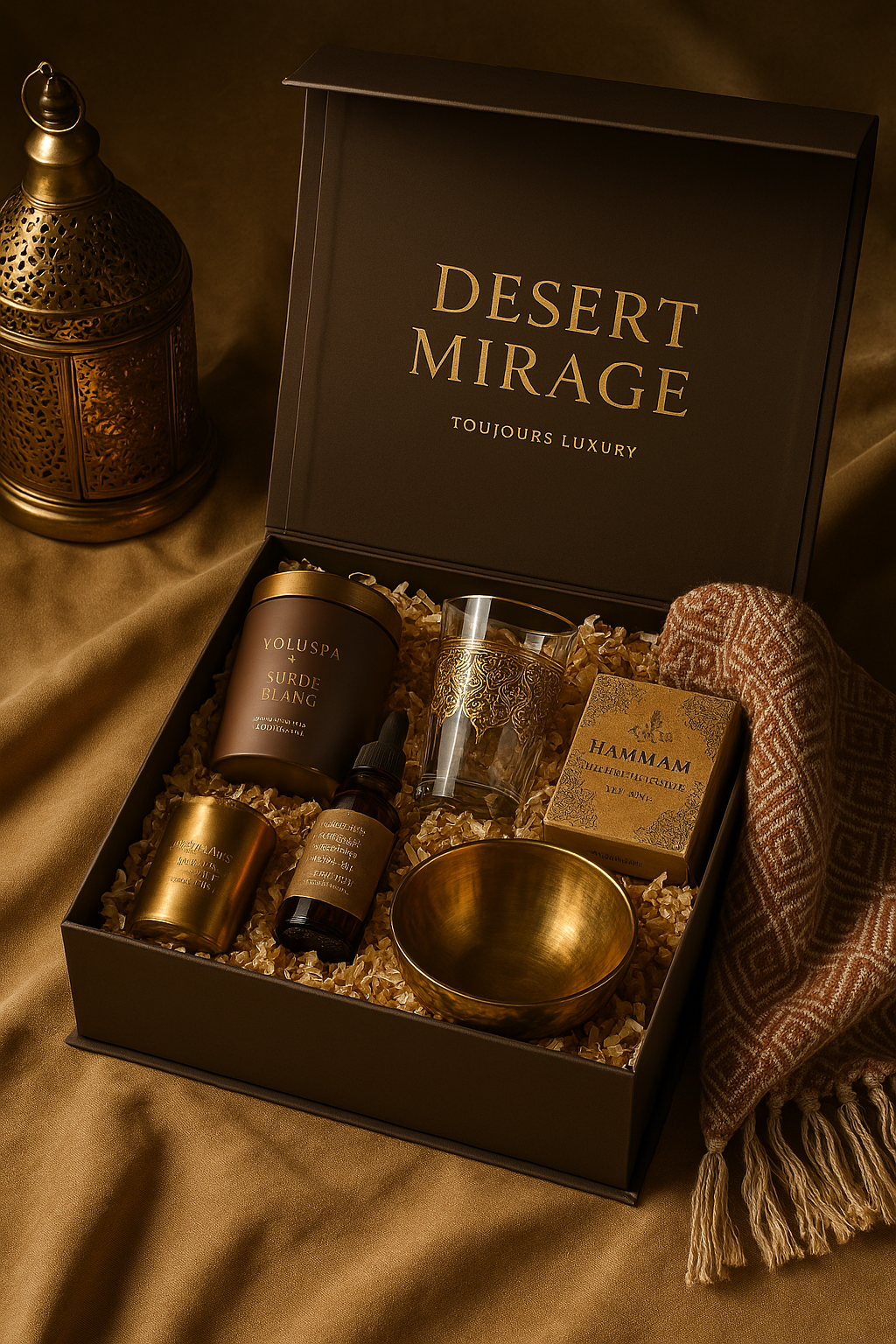 'Desert Mirage' – Arabian Nights-Inspired Luxury Gift Box