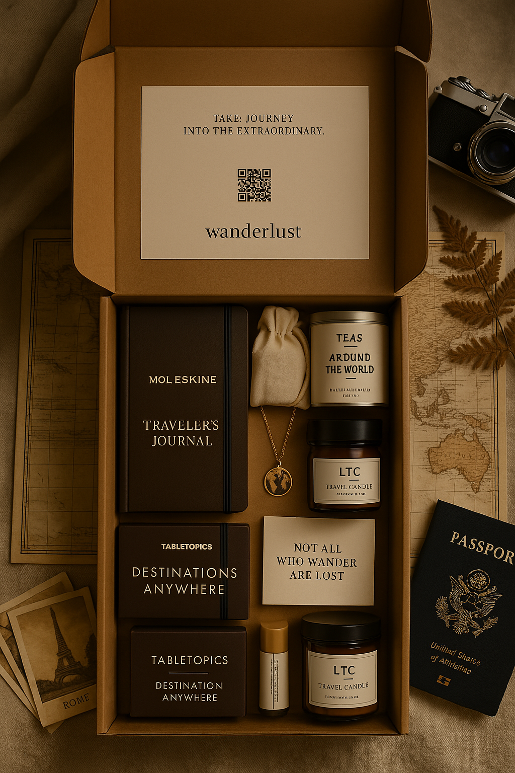 Wanderlust – Travel-Inspired Gift Box